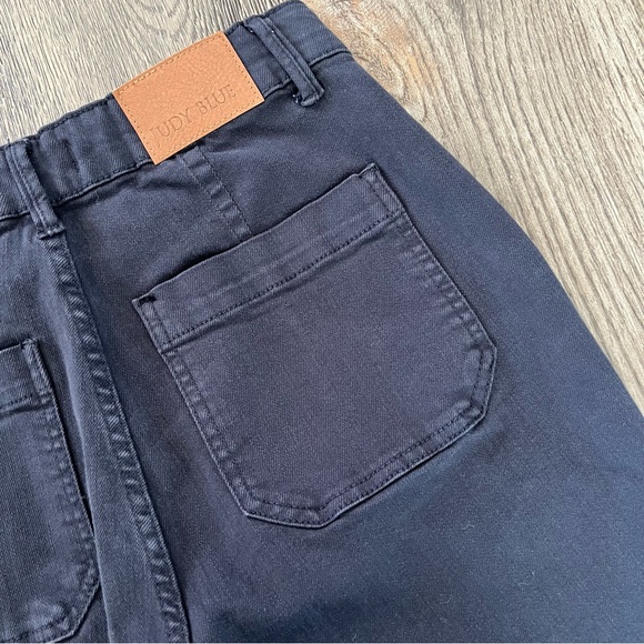 JUDY BLUE High Waist Garment Dyed Navy Blue Denim Jeans Size 5 / 27 - Picture 9 of 11